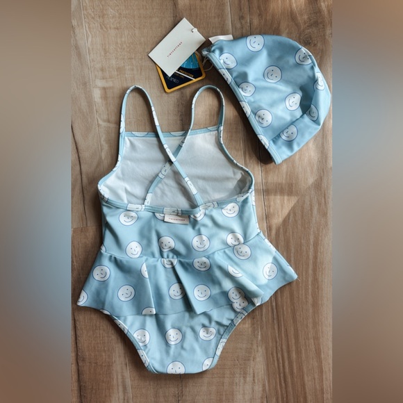 Tiny Cottons One Piece And Swim Cap - Picture 2 of 2